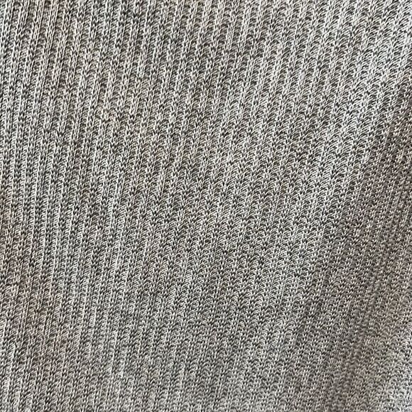 STELLA & DOT (NWT) Oatmeal Asymmetrical, Off Shoulder Long Sleeve Top, Size XL - Picture 2 of 7